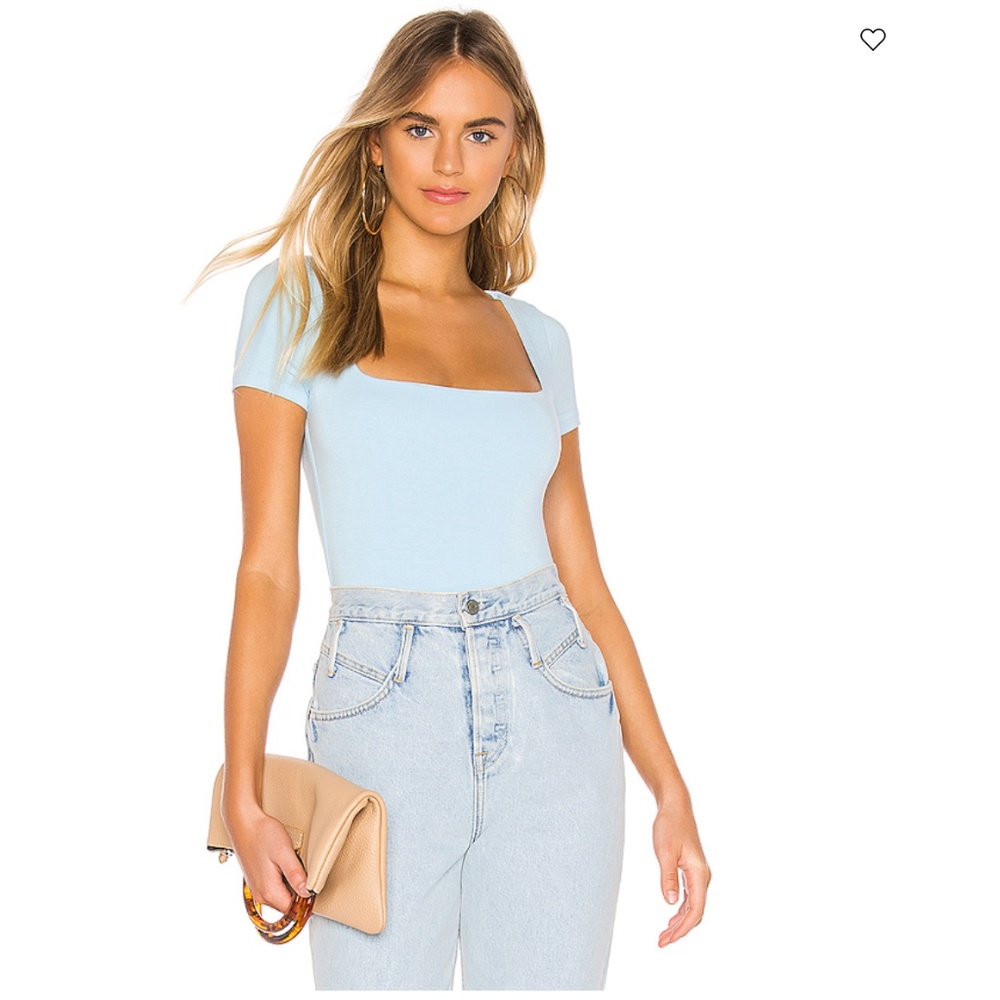 Superdown Square Neck Bodysuit